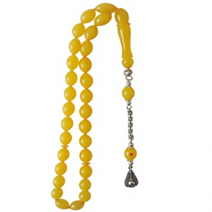 Premium Eco-Friendly Handmade <b>Resin</b> Tasbeeh Muslim Prayer Beads Islamic Misbaha Rosary Religious Gift - Product Image 2