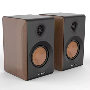 Mới Đến Sr12 Bằng Gỗ Hoạt Động Bt Kệ Sách Loa Âm Bass Mạnh Mẽ Pha Lê Âm Thanh Bevel Góc Nhà Ở Bên Ngoài Trời Máy Tính - Product Image 3