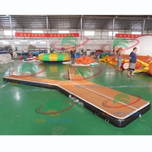 Muelle de barco flotante inflable en forma de T para motos acuáticas para puertos deportivos - Product Image 5