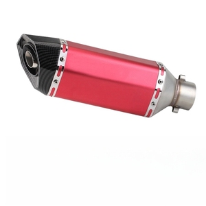 Pot d'échappement universel pour moto avec embout rond, compatible avec NINJA400, Z900, R3 S1000RR, accessoire de modification - Product Image 2