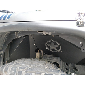 Aluminium-Innenkotflügel für Jeep Wrangler JK (2007-2018) - Schwarz/Silber Direktmontage 1 Jahr Garantie - Product Image 2