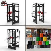 Machine de Squat 3D pour la musculation des quadriceps et des fessiers en salle de sport commerciale, avec exercices unilatéraux et bilatéraux