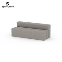 Sofá de Salón para Áreas Públicas, Hospitales, Aeropuertos y Oficinas, con Estructura de Madera Maciza de Diseño Contemporáneo SpaceUnited