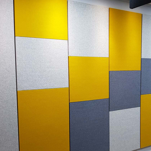 Hot bán chống cháy âm thanh hấp thụ nhiệt cách âm Vải Bọc cách âm cách ly cách âm tấm cho bức tường - Product Image 5