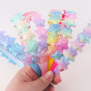 Nouveau personnalisé doux mignon arc-en-ciel bandeau étoile fleur bandeau pour enfant fille fête de vacances anniversaire coeur bandeau de cheveux accessoires cadeau - Product Image 3