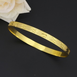 Bracelet JXX Fashion Jewelry en laiton plaqué or 24 carats, résistant à la rouille et à l'eau, pour femmes, bracelet de mariage - Product Image 2