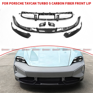 Diffuseur avant de voiture de style Turbo S en fibre de carbone PP de grande qualité pour Porsche Taycan - Product Image 4