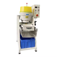 Machine de polissage centrifuge à seau unique 18L pour le polissage à sec et humide des bijoux, idéale pour la finition des chaînes et bracelets en argent