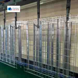 튼튼한 창고 보관을 위한 48 ''x 46'' 헤비 듀티 스틸 선택적 팔레트 랙 아연 도금 또는 페인트 와이어 메쉬 데크 - Product Image 6