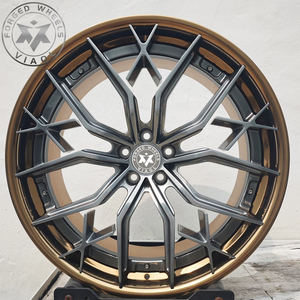 Viaol Nouvelles jantes forgées personnalisables LOGO Taille PCD 2 pièces 5x108/5x120/5x112 Lèvre polie 18-22 pouces pour voitures - Product Image 5