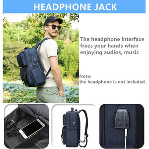 กระเป๋าเป้สะพายหลังผู้ชายสำหรับกิจกรรมกลางแจ้ง ขนาดใหญ่ ได้รับการรับรองมาตรฐาน BSCI กันน้ำ ใช้งานได้หลากหลาย ใส่แล็ปท็อปได้ น้ำหนักเบาและสะดวกสบาย - Product Image 6