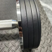 Ensemble d'haltères réglables en acier moulé Offre Spéciale équipement de fitness noir pour les poids libres d'entraînement