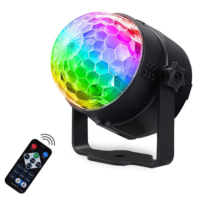 RGB LED Party Effect Remote Disco Ball Light Stage Lamp Dj Light