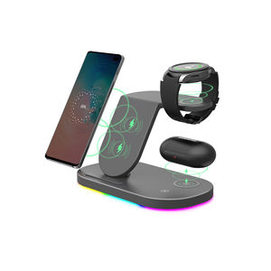 2024 productos de tendencia soporte de carga inalámbrica <span class=keywords><strong>cargador</strong></span> inalámbrico 3 en 1 para <span class=keywords><strong>Samsung</strong></span> Galaxy <span class=keywords><strong>S10</strong></span>/S9/8/Note10 Galaxy Buds Watch - Product Image 1