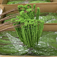 Bunga Gantung Rajutan Wol Multi Warna L-515 Artificial Amaranthus Putih Hijau untuk Pernikahan, Pesta, Rumah, Hotel, Lembut