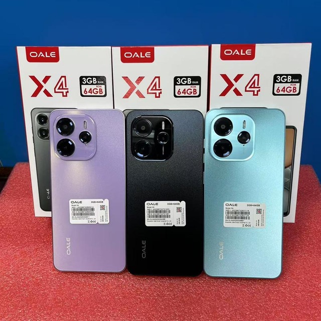 Affordable OALE X4 3G Android Smartphone for Africa 6.6" Dual SIM 3GB RAM 64GB ROM Long Battery Life