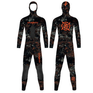 DIVESTAR 사용자 정의 로고 3mm 네오프렌 방수 긴 소매 통기성 보호 열 스피어 낚시 잠수복 남성 - Product Image 3