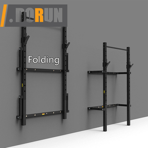 Estación multifunción <span class=keywords><strong>de</strong></span> pie independiente Power Squat Rack montado en la <span class=keywords><strong>pared</strong></span> con J-Cups Brazos <span class=keywords><strong>DE</strong></span> SEGURIDAD <span class=keywords><strong>Barra</strong></span> <span class=keywords><strong>de</strong></span> tracción <span class=keywords><strong>para</strong></span> ejercicio <span class=keywords><strong>de</strong></span> peso corporal - Product Image 2