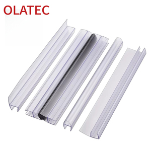 Bande d'étanchéité moderne en silicone PVC souple et imperméable pour portes <span class=keywords><strong>de</strong></span> douche coulissantes, pour la réduction des courants d'air et du bruit dans la <span class=keywords><strong>salle</strong></span> <span class=keywords><strong>de</strong></span> <span class=keywords><strong>bain</strong></span> et la cuisine - Product Image 1