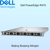 Nouveau serveur rack 1U PowerEdge R470 avec processeur Intel Xeon 3,6 GHz, 16 Go/32 Go de mémoire, alimentation, pour bases de données, haute qualité