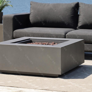CRUISE 800mm fogata independiente cuadrado Metal madera/Gas/Alcohol/estufa electrónica para cocinar al aire libre gran Villa decorativa <span class=keywords><strong>Bon</strong></span> - Product Image 3