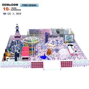 Equipo de Parque Infantil Comercial de Alta Calidad, Parque de Juegos Interior con Temática de Castillo Morado para Niños, para Parques de Diversiones y Escuelas - Product Image 3