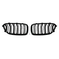 Pièces de rechange automobiles HS, calandre avant inférieure à double lamelle en plastique ABS noir brillant pour BMW Série 5 F10 2010-2016