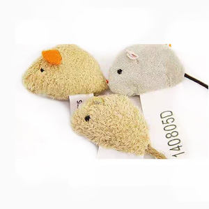 Manufacturer Custom Made Interactive Pet <b>Toy</b> Soft Plush Catnip Chewing <b>Toy</b> with Feather and Wood Cartoon Style for <b>Cats</b> 10.8cm - Product Image 5