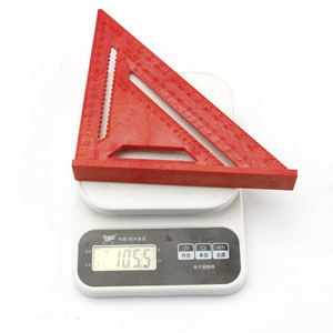 DURATEC Plastic Triangle Ruler 604 7 Inch 90 Degree <b>Measuring</b> <b>Tool</b> For Woodworking Angle Positioning - Product Image 2