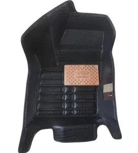 最新有吸引力的设计皮革5D热压汽车垫，OEM支持