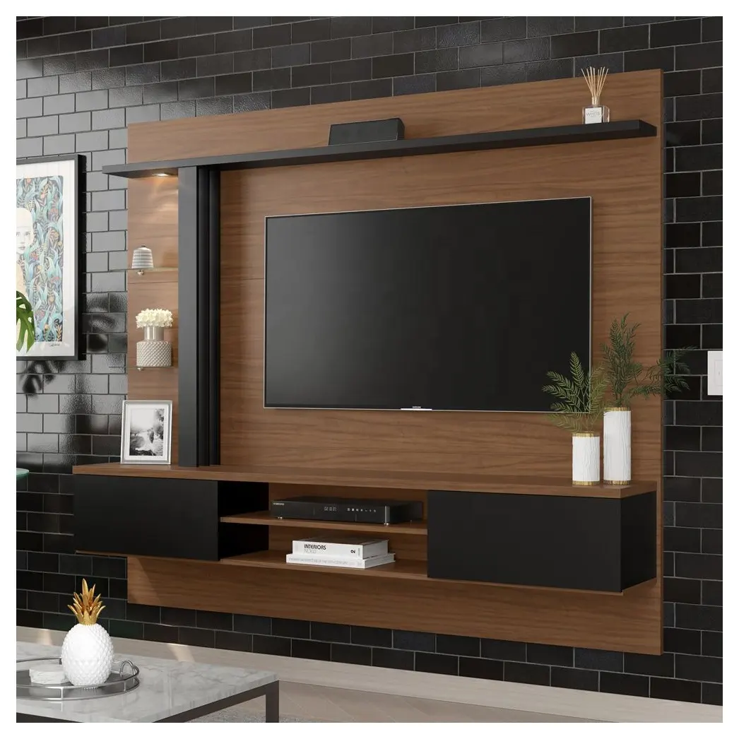 CBMmart-muebles modernos para sala de estar, luces Led, Unidad de TV, armarios, soportes de mesa