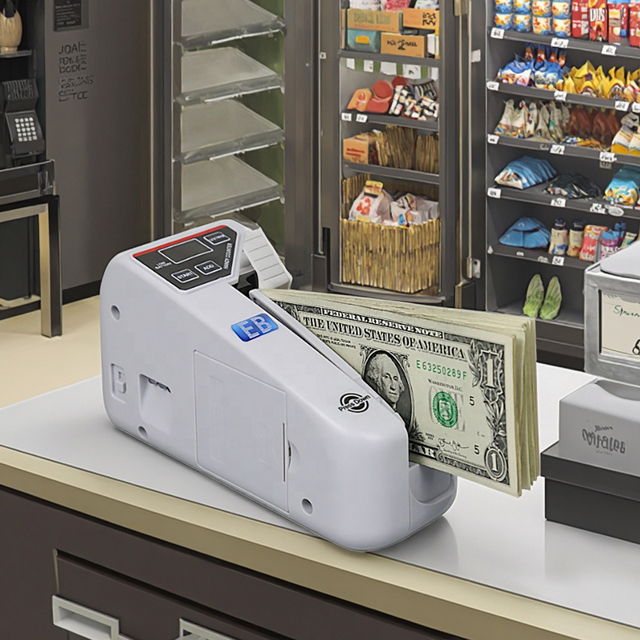 LD-30-SA Portable Bill Counter UV MG Detection LED Display Currency Counting Machine for Retail Cashier Bank Office