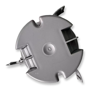 Caja <span class=keywords><strong>de</strong></span> conexiones <span class=keywords><strong>el</strong></span>éctrica circular no metálica <span class=keywords><strong>de</strong></span> PVC gris <span class=keywords><strong>de</strong></span> 1 entrada, homologada ETL, para montaje en techo, para trabajos antiguos, con fijación por clavos, 18 pulgadas cúbicas - Product Image 2