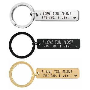 Personalized Key <b>Ring</b> Metal Aluminum Alloy <b>Keyring</b> Custom Logo DIY Small Gift Pendant QR Code Keychain - Product Image 6