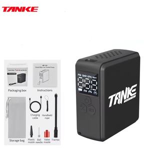TANKE Mini pompe intelligente <span class=keywords><strong>pour</strong></span> vélo-<span class=keywords><strong>Compresseur</strong></span> d'air électrique portable <span class=keywords><strong>pour</strong></span> vélos de route/<span class=keywords><strong>VTT</strong></span> avec arrêt automatique et affichage PSI - Product Image 1