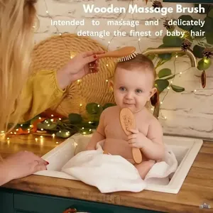 1 pezzo in legno di pino inciso in legno di pino, - Product Image 6