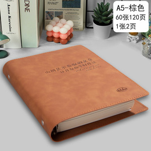 Custom Logo Planner Branded Agenda Leather <b>Thick</b> Journal Pu Leather Cover <b>Notebook</b> - Product Image 3