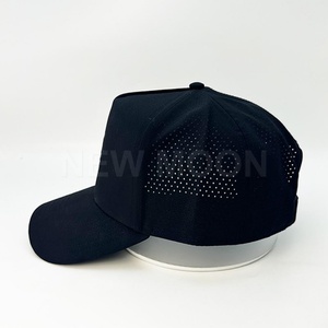 Casquettes de camionneur vierges de haute qualité en gros, 5 panneaux, en mousse, avec impression, maille sportive et broderie 3D, logo personnalisé - Product Image 3