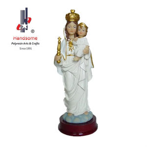 Personalizable 6 pulgadas poliresina divina niño infantil estatua Art Deco decoración del hogar Belén resina moldes Virgen María - Product Image 5