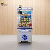 Machine à ours en peluche, jeu de griffes géant moyen, boutique de cadeaux tout-en-un, grue à peluches, borne de jeux d'arcade, garantie 1 an