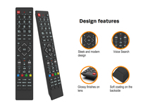 OEM ODM Custom 57 Tasten IR Blue Tooth Fernbedienung Unterstützt Geschwindigkeit regelung für Android TV Fernbedienung