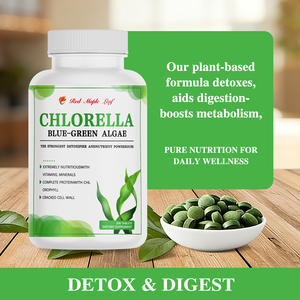 Tabletas de Chlorella Orgánica - 500 mg de Chlorella Vulgaris Pura, Pared Celular Rota, Suministro a Granel con Certificación GMP - Product Image 1