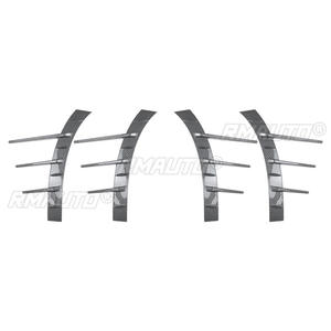 4 pièces de garnitures de sortie d'air pour pare-chocs avant et arrière et spoiler de roue pour Mercedes-Benz Classe C W206 C200 C260 C43 AMG Line 2022 2023 - Product Image 3