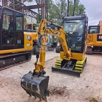 Japon Original Caterpillar CAT302 CAT303 CAT303.5E Pelle hydraulique sur chenilles 2 tonnes Mini pelleteuse Cat303.5 Excavatrice utilisée