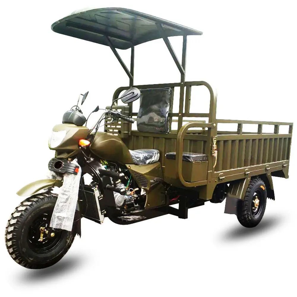 Tricycle motorisé zonnshen 200cc, de haute qualité, bicyclette motorisée, cargueros