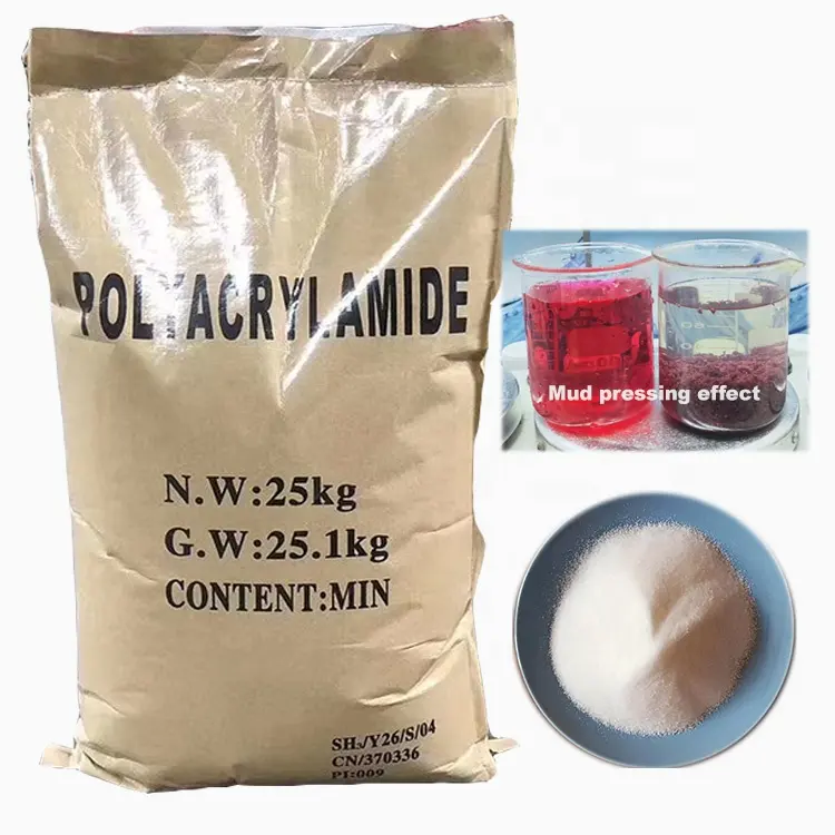 석유 기반 진흙 Viscosifier 화학 polyacrylamide PAM 양이온 polyacrylamide flocculant