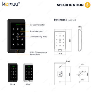केमू तुया टलॉक इलेक्ट्रॉनिक कार्ड सिप कैबिनेट लॉक स्मार्ट जिम लॉकर लॉक अलार्म सार्वजनिक मोड लॉकर - Product Image 4