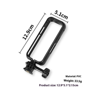 Pour Insta360 X34 Kit d'accessoires avec boîtier d'extension de miroir PC et lentille de protection pour la photographie d'action sportive panoramique