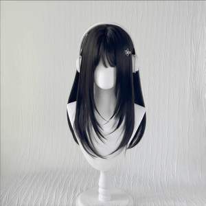 วิกผมตรงระดับสูงกรอบ muramura แท้ยาวถึงไหล่วิก<span class=keywords><strong>ผม</strong></span>เต็มศีรษะ - Product Image 3