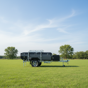 Popular carpa de inflado de aire recorrido de lujo al aire libre remolque de caravana de doble pliegue remolque de <span class=keywords><strong>camping</strong></span> todoterreno - Product Image 1